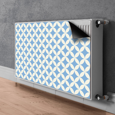 Magnetic radiator cover Moroccan tile