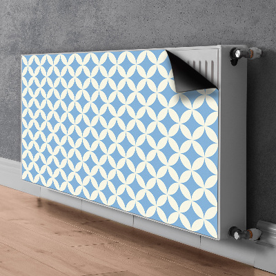 Magnetic radiator cover Moroccan tile