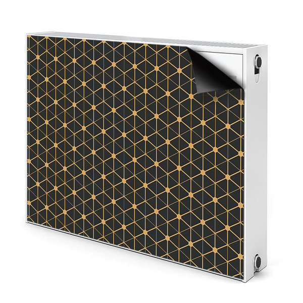 Decorative radiator cover Hexagons