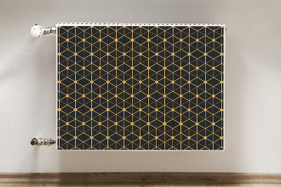 Decorative radiator cover Hexagons