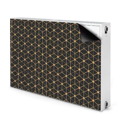 Decorative radiator cover Hexagons