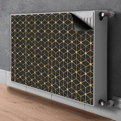 Decorative radiator cover Hexagons