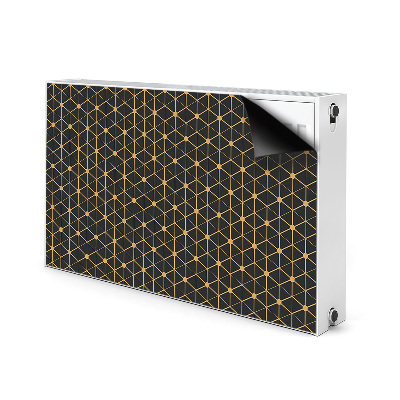 Decorative radiator cover Hexagons