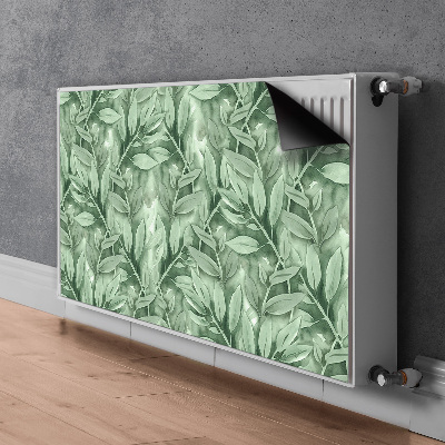 Magnetic radiator mat Smooth leaves