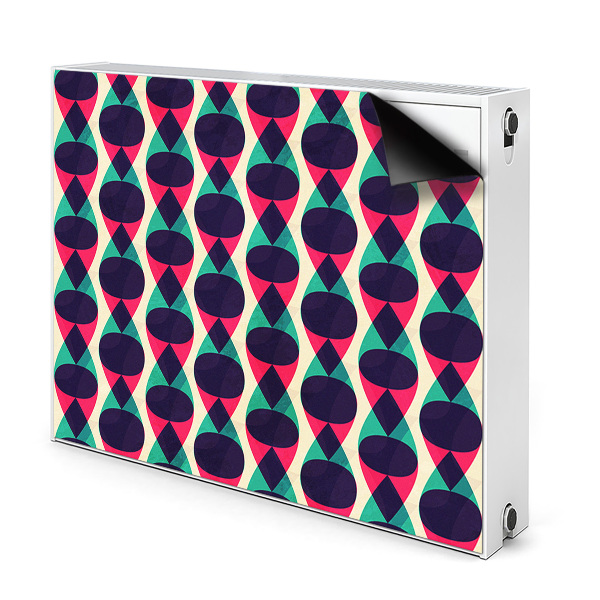 Decorative radiator cover Colorful pattern