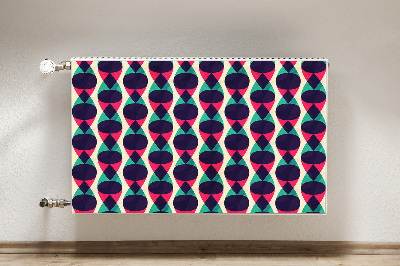 Decorative radiator cover Colorful pattern