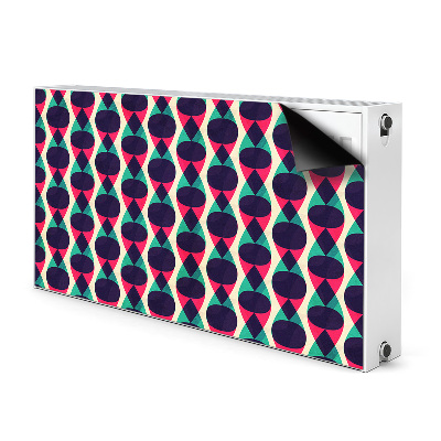 Decorative radiator cover Colorful pattern