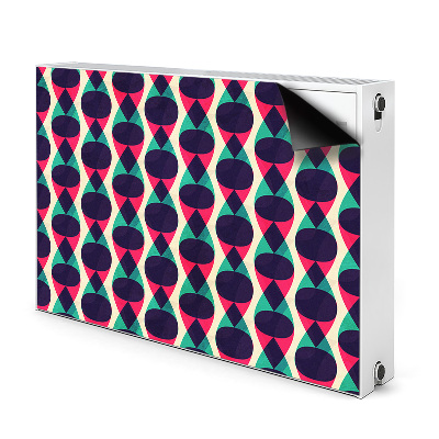 Decorative radiator cover Colorful pattern