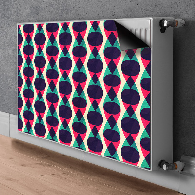 Decorative radiator cover Colorful pattern