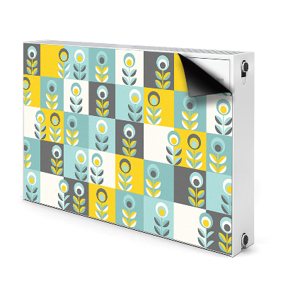 Decorative radiator cover Scandinavian pattern