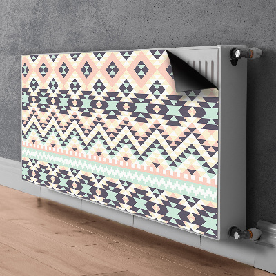 Magnetic radiator mat Ethnic pattern