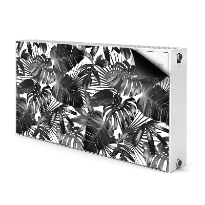 Radiator cover Dark leaves