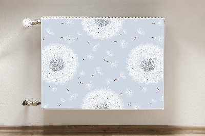 Magnetic radiator mat dandelions