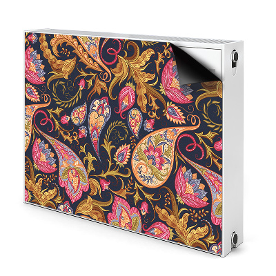 Decorative radiator cover Colorful paisley