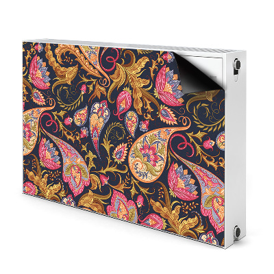 Decorative radiator cover Colorful paisley