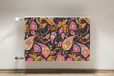 Decorative radiator cover Colorful paisley