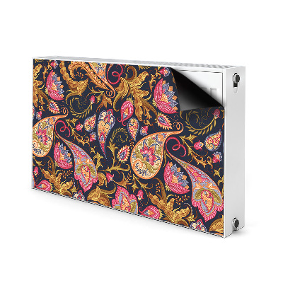 Decorative radiator cover Colorful paisley