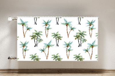 Decorative radiator mat Palm mural