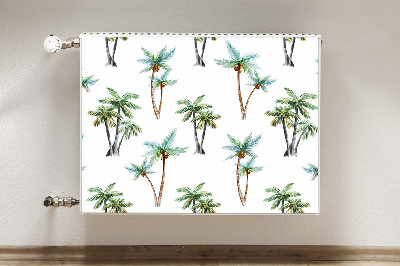 Decorative radiator mat Palm mural