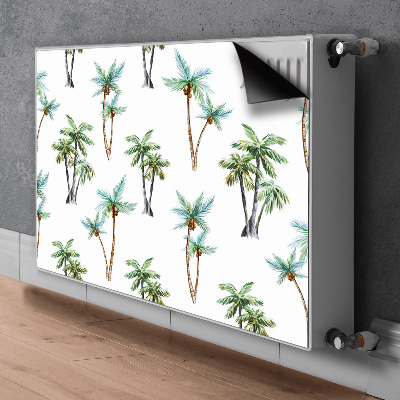 Decorative radiator mat Palm mural