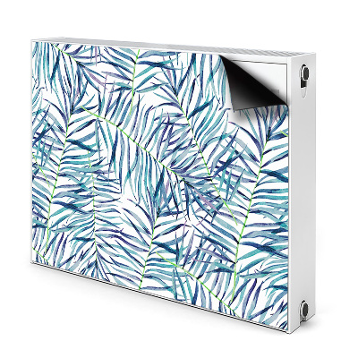 Magnetic radiator mat Exotic leaves