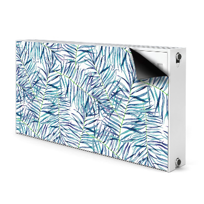 Magnetic radiator mat Exotic leaves