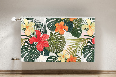 Magnetic radiator mat Hawaiian island