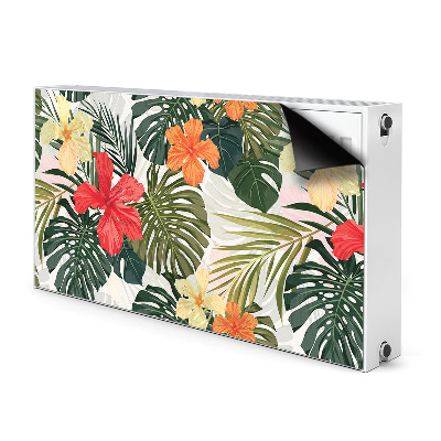 Magnetic radiator mat Hawaiian island