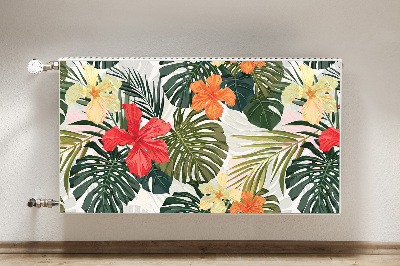 Magnetic radiator mat Hawaiian island