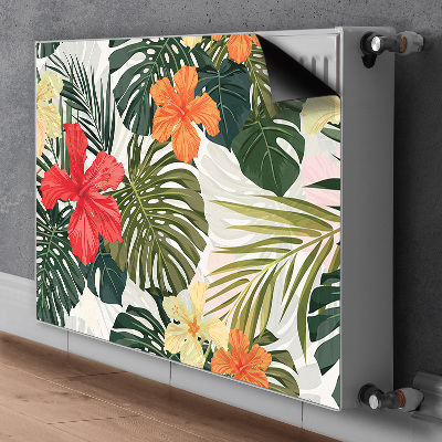 Magnetic radiator mat Hawaiian island