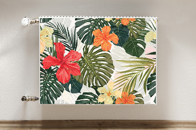 Magnetic radiator mat Hawaiian island