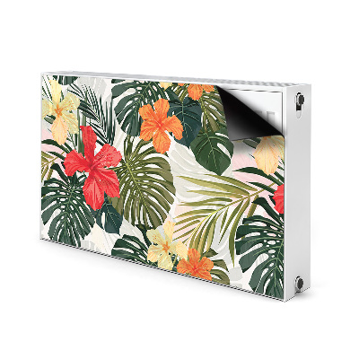 Magnetic radiator mat Hawaiian island