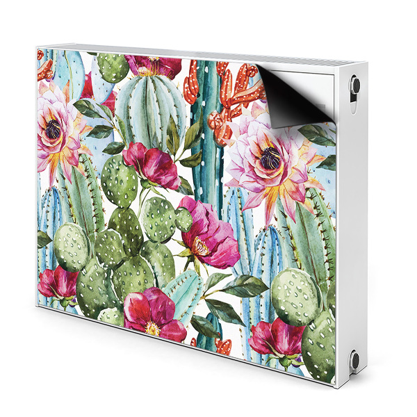 Magnetic radiator mat Tropical garden