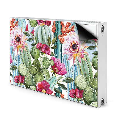 Magnetic radiator mat Tropical garden