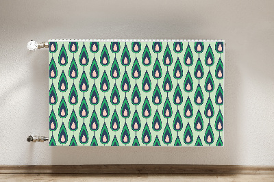 Magnetic radiator mat Green tears