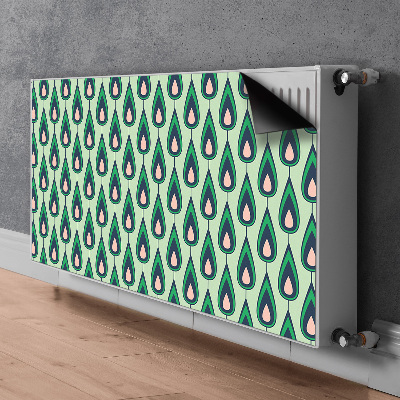 Magnetic radiator mat Green tears