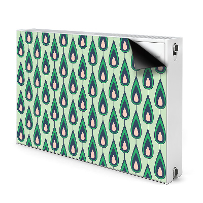 Magnetic radiator mat Green tears