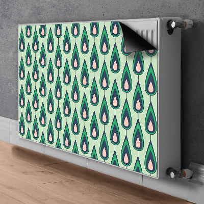 Magnetic radiator mat Green tears