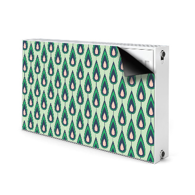 Magnetic radiator mat Green tears