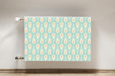 Magnetic radiator mat Retro pattern