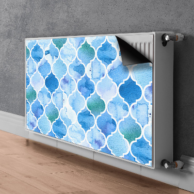 Magnetic radiator mat Moroccan pattern