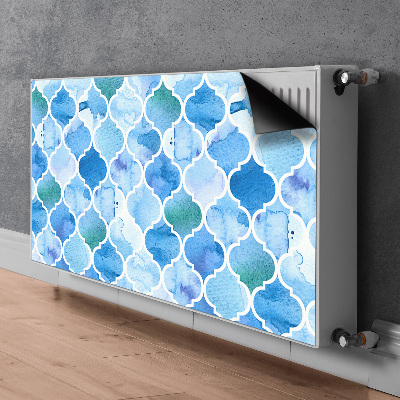 Magnetic radiator mat Moroccan pattern