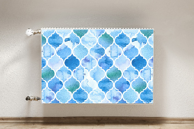 Magnetic radiator mat Moroccan pattern