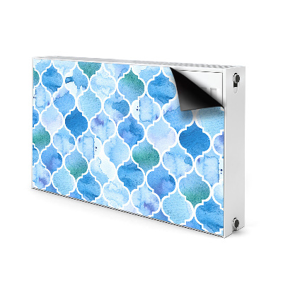 Magnetic radiator mat Moroccan pattern