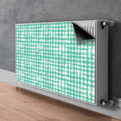 Magnetic radiator mat Green grille