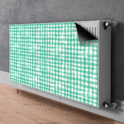 Magnetic radiator mat Green grille