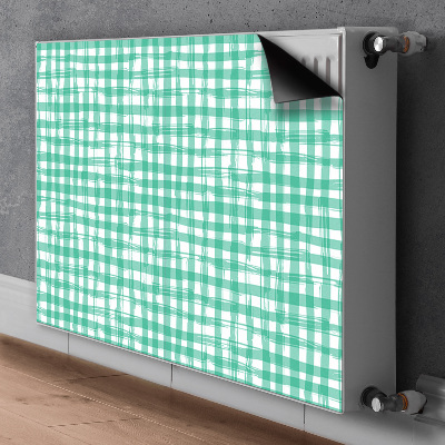 Magnetic radiator mat Green grille