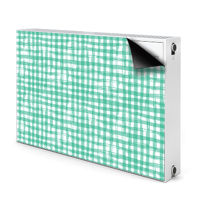 Magnetic radiator mat Green grille