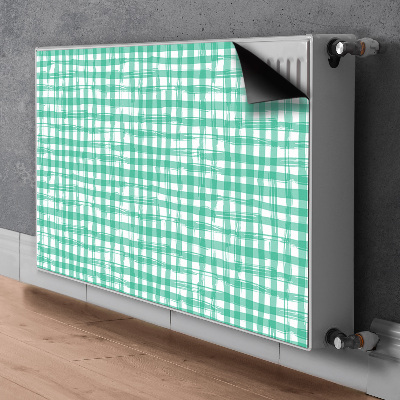 Magnetic radiator mat Green grille