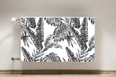 Magnetic radiator cover Palm leaves